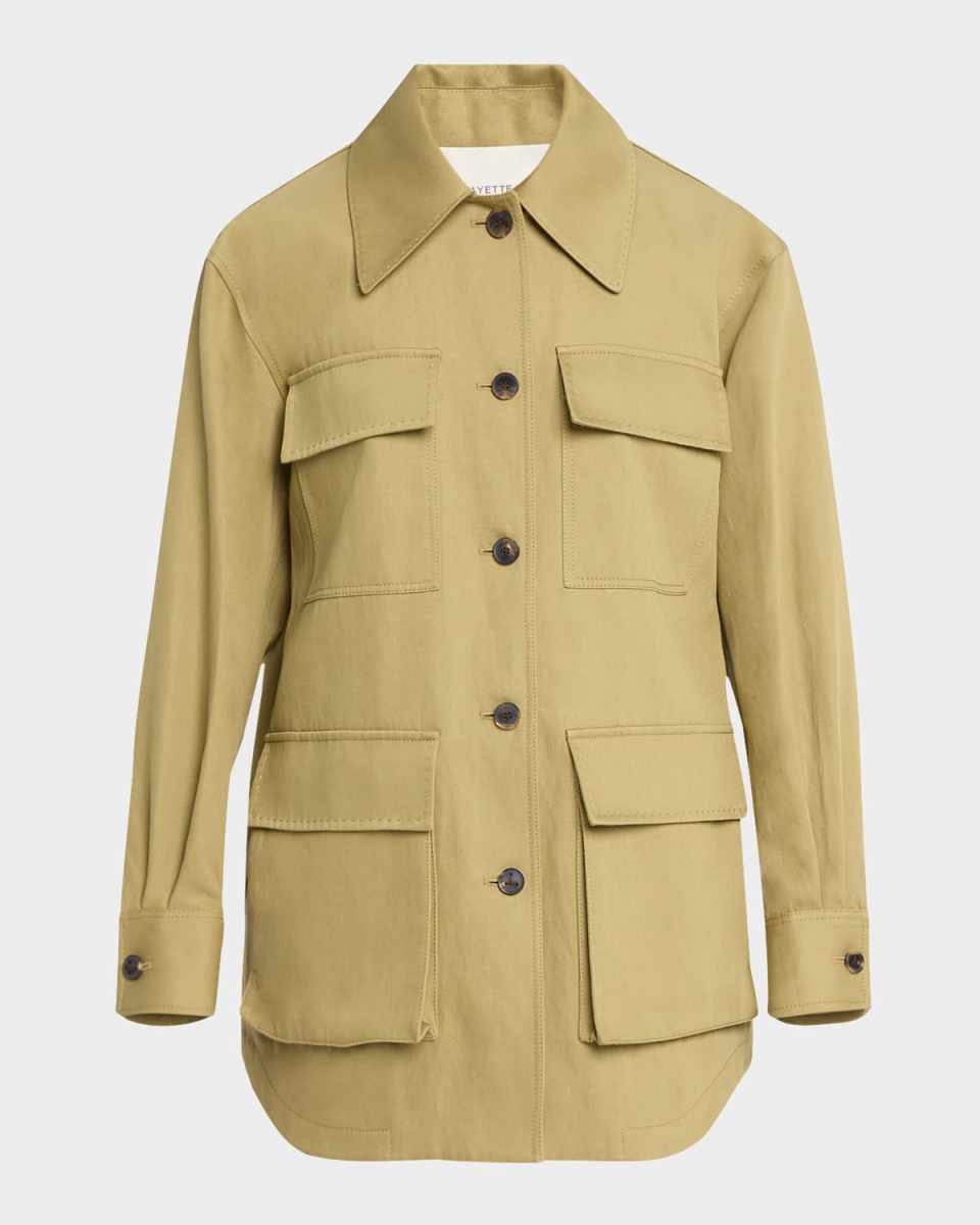 Cotton-Linen Cargo Jacket